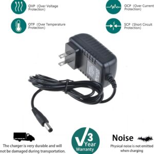 SLLEA AC/DC Adapter for Vision Fitness X20-02 X20 R2250 Elliptical Trainer Power Supply Cord Cable Battery Charger…