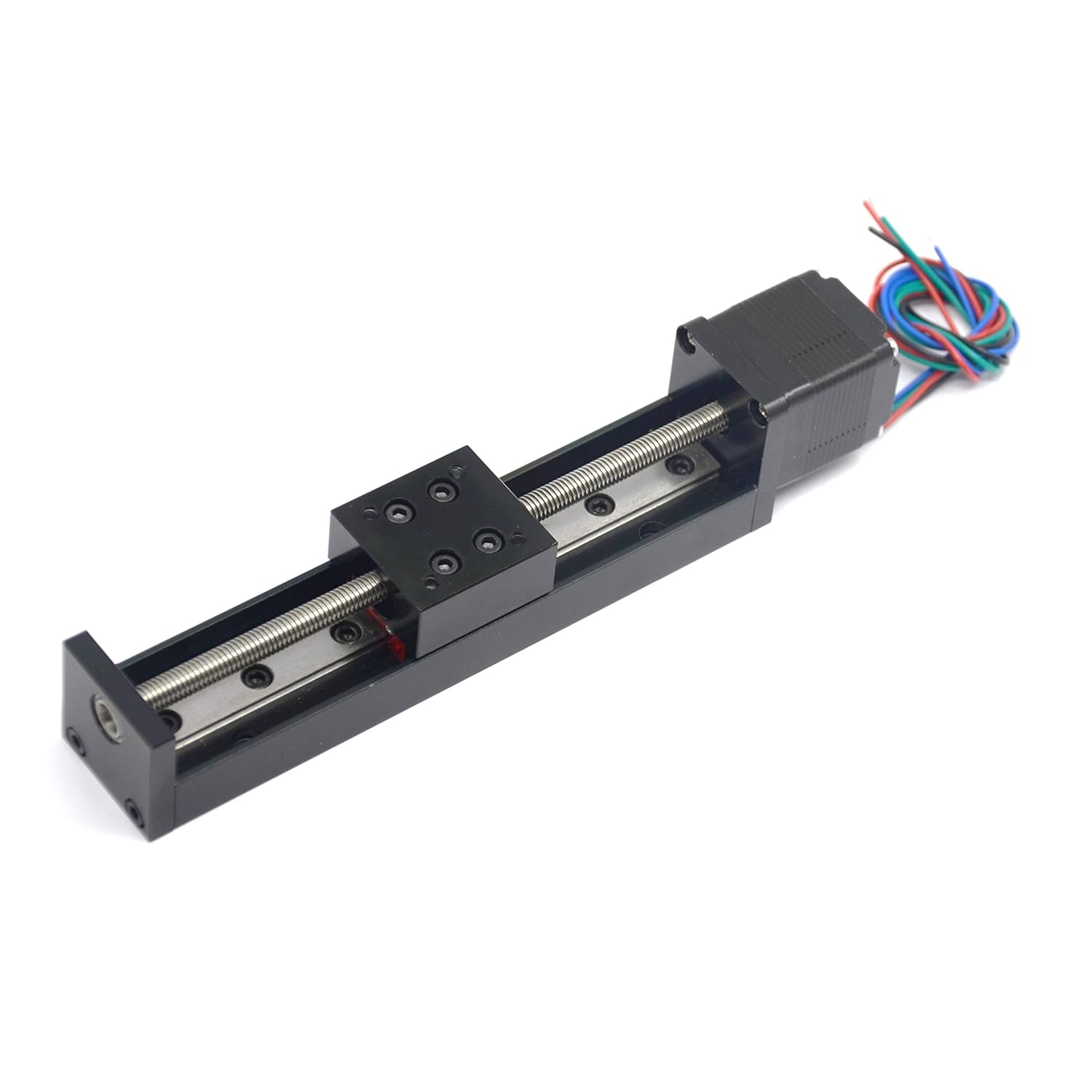 100mm Effective Travel Length Mini Linear Rail Guide Lead Screw T6x1 with NEMA11 Stepper Motor for DIY/CNC Router Parts X Y Z Linear Stage Actuator - Image 3