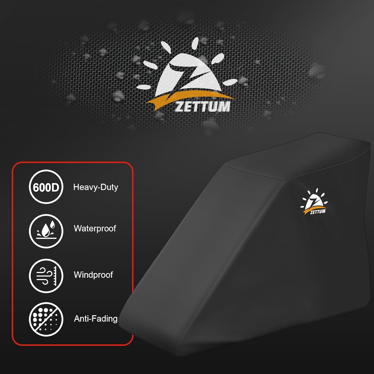 Zettum Treadmill Cover - 600D Treadmill Dust Cover Waterproof, Gym Equipment Running Machine Covers with Windproof Drawstring, Exercise Workout Equipment Protective for Home Indoor Outdoor - Image 2