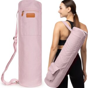 UDANA Yoga Mat Bag, Large – Fits Thick Mats, 3 Storage Pockets, Adjustable Strap