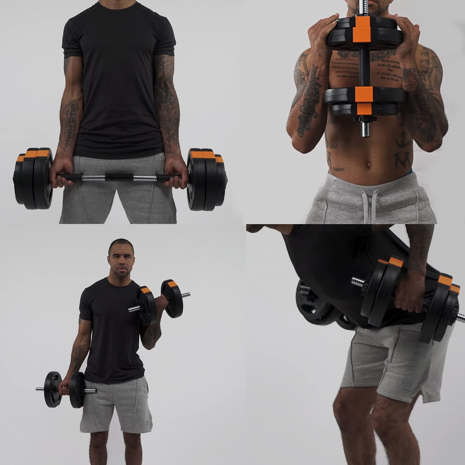 Phoenix Fitness Dumbbells Weight Set, Adjustable 2 in 1 Barbell Set for Exercise, Muscle and Strength Training - Image 6