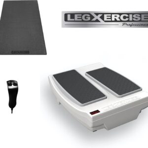 LegXercise PRO + Non-Slip Mat (Wireless Remote)