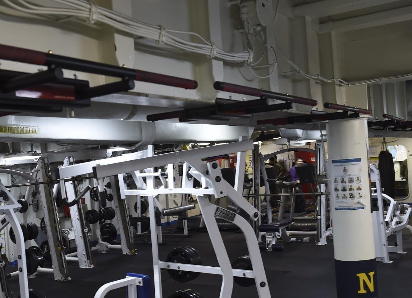 600 LBS Weight Limit - I-Beam Pull Up Bar - Long Bar with Bent Ends - Durable Rubber Grips - RED Label - Made in The USA! - Image 2