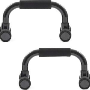 ProsourceFit Push-Up Bars (Set of 2)-Lightweight plastic handles with cushioned foam grips and slip resistant base
