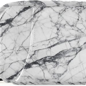 Marble Pill Case, Portable Weekly Pill Box Bag Container 7 Days Pill Organizer Vitamin Supplement Holder with Zipper for Travel Family Business Gym