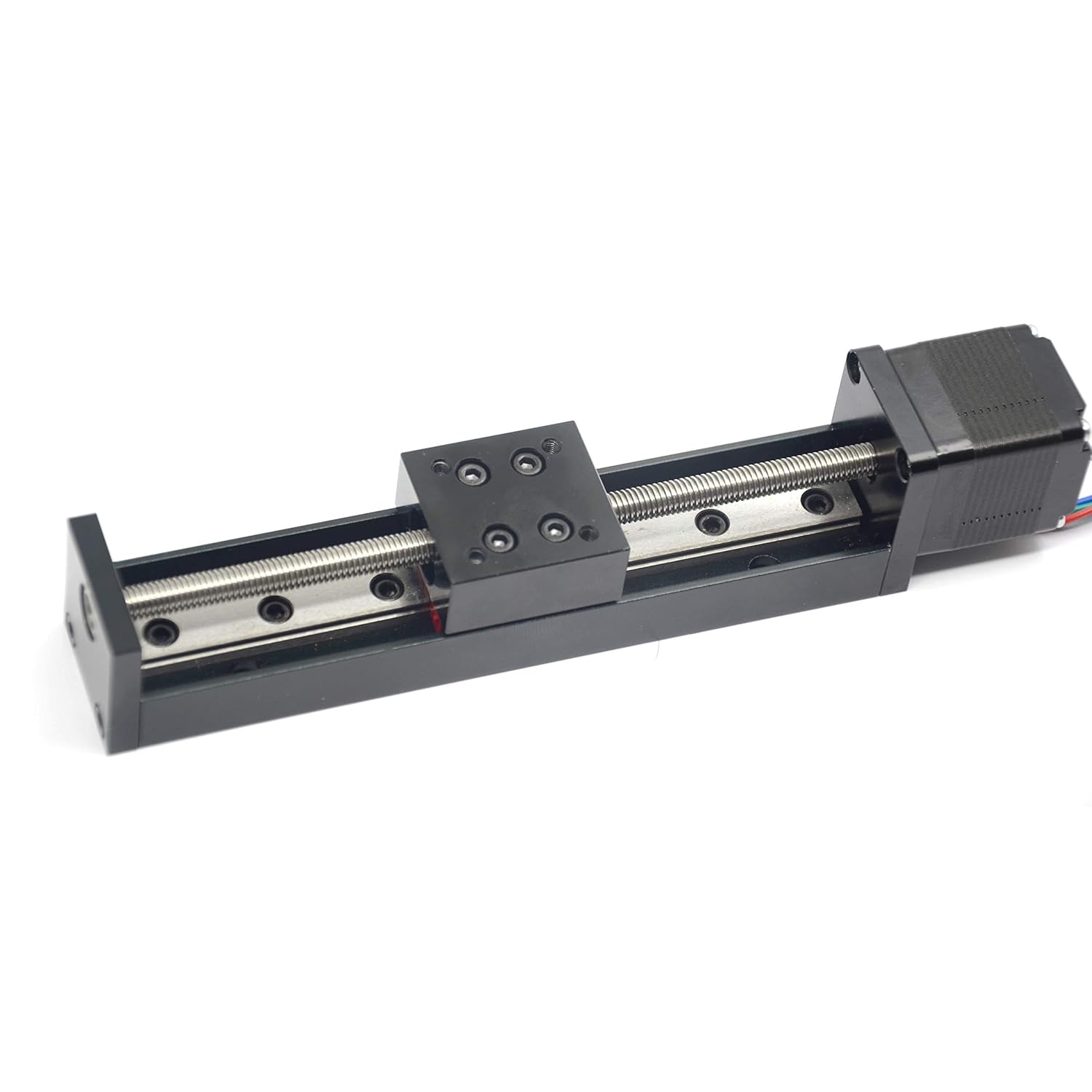 100mm Effective Travel Length Mini Linear Rail Guide Lead Screw T6x1 with NEMA11 Stepper Motor for DIY/CNC Router Parts X Y Z Linear Stage Actuator - Image 4