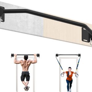 Pull Up Bar Wall Mounted-Heavy Duty Joist Mounted Pull Up Bar-Premium Strength Training Pull-Up Bars-Fast and Easy Installation for Home and Garage Use,Supports up to 600 Lbs