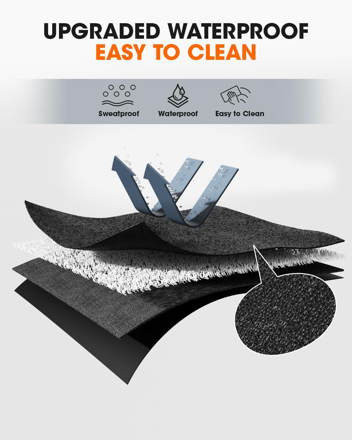 Walking Pad Mat for Carpet Floor, 68"x24", Exercise Equipment Mats for Home Gym Workout, 1/4" Thick, Noise Shock Absorption, Floor Protector for Indoor Activity - Image 6