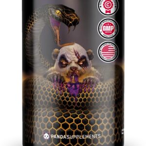 Undergound Bio Labs: Panda Supps Pandamic, Extreme Pre Workout for Maximum Performance, Pump, and Focus (40 Scoops) (Grape Bubblegum)