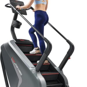 Sunny Health & Fitness Premium High-Intensity Smart Stepper Stair Climber, Commercial Grade, Cardio Workout Programs, Free SunnyFit App Bluetooth Connection, 350-400 LB Weight Capacity