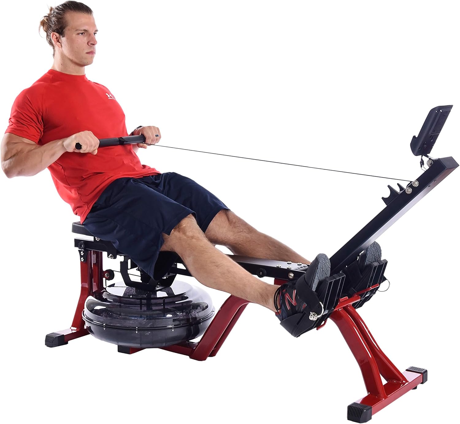 Stamina X Water Rowing Machine with Fitness Coaching App, No Subscription Required - Wireless Heart Rate Monitor Included - Rowing Machines for Home Use - Image 2