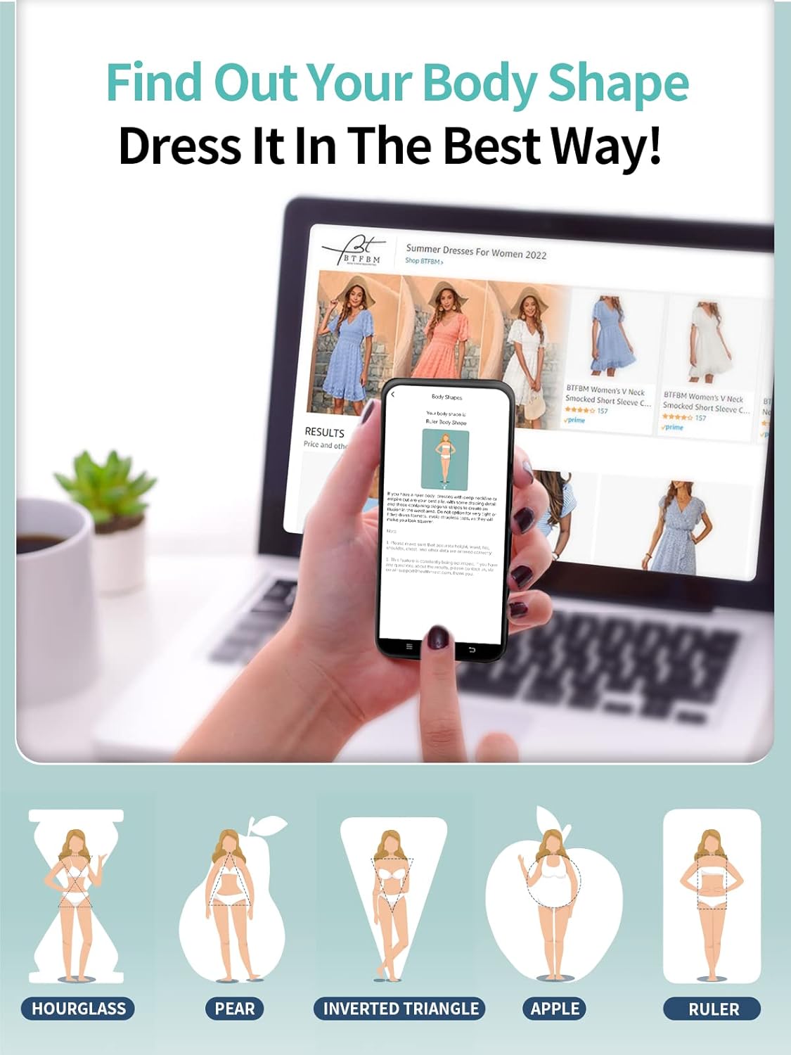 Slimpal Smart Body Measuring Tape, Tape Measure for Body Waist Arms Hip Bust Measurements Device with App, Retractable Bluetooth Monitoring Body Fat BMI Tool for Fitness Shape & Weight Loss - Image 5