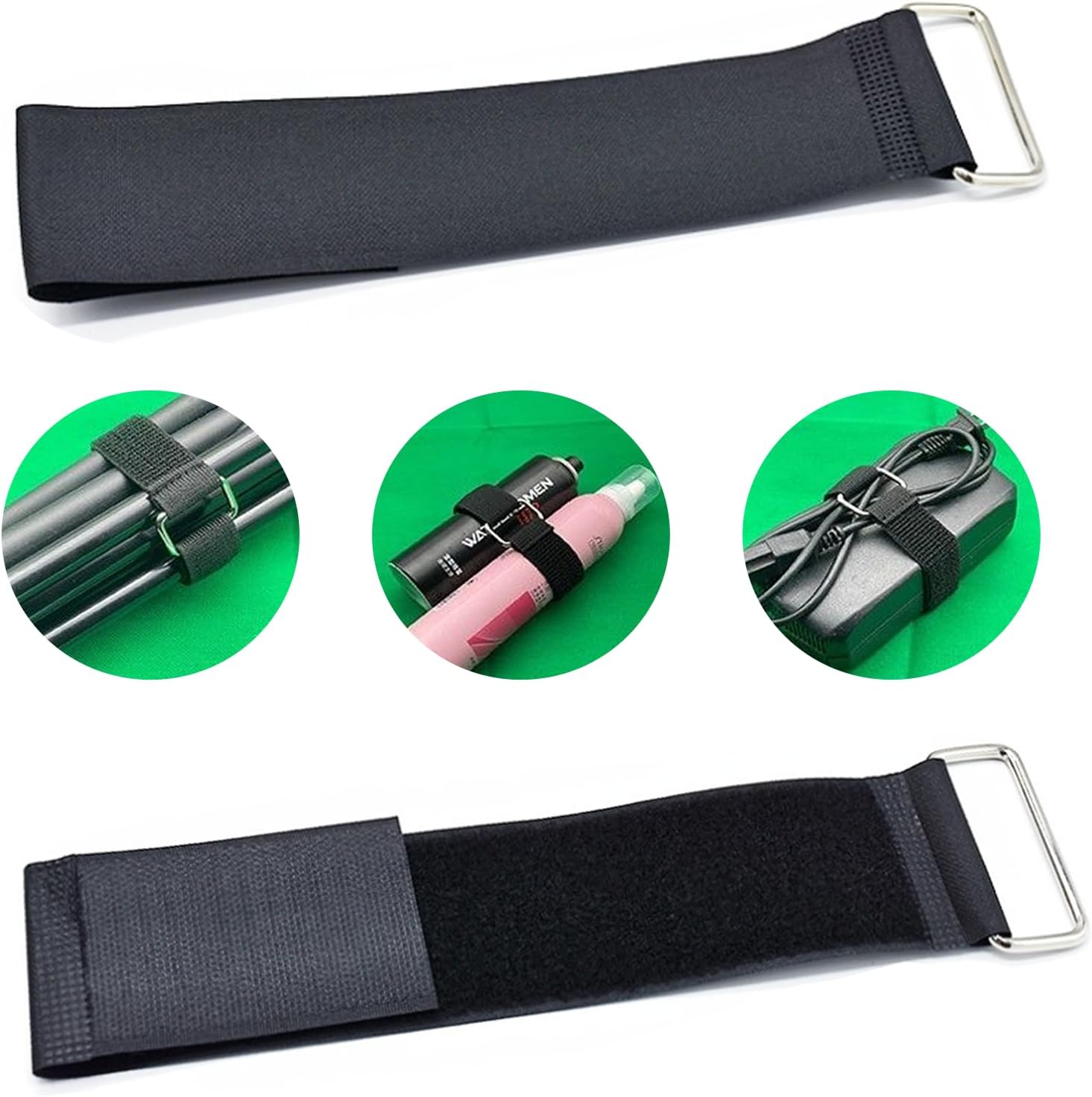 1 Pair 30cm Elliptical Machine Pedals Straps Stretchable Universal Rowing Machine Foot Straps Trainer Straps Leg Training Adjustable Easy to Install for Fitness Home Sports Office Accessories - Image 8