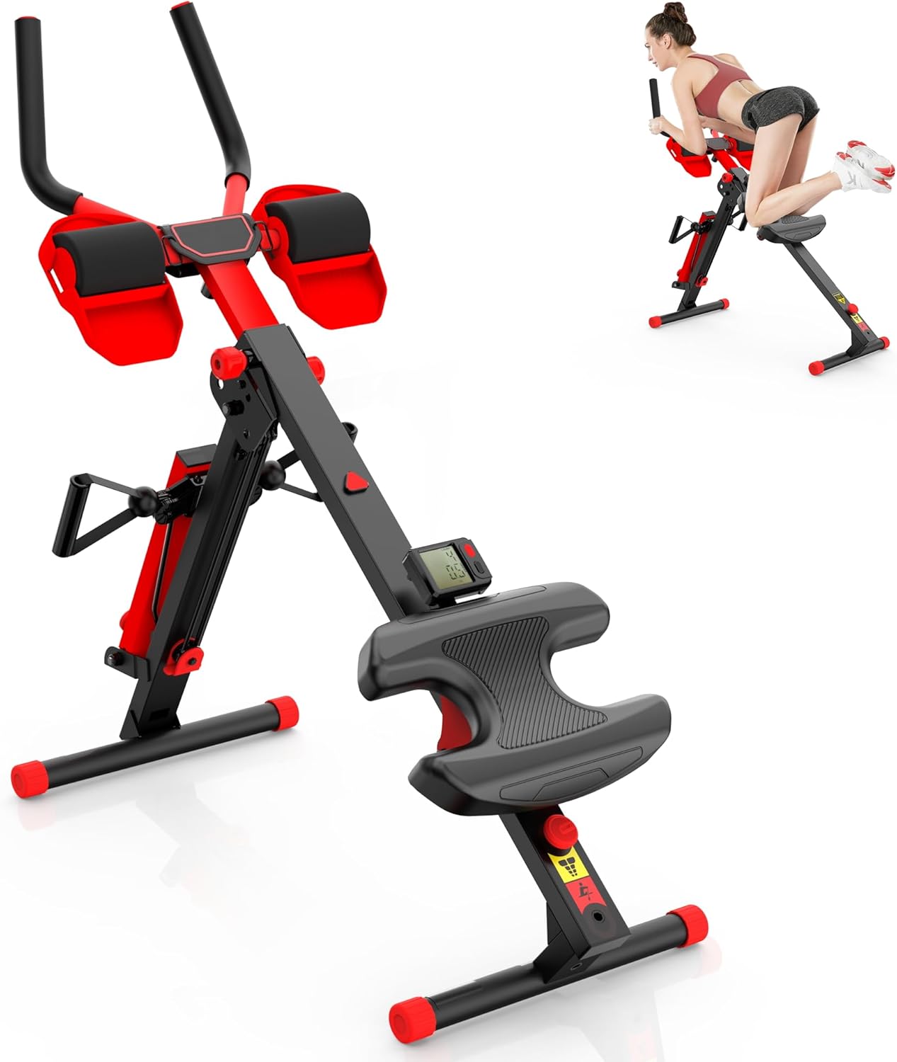 Magnetic Rowing Machine for Home | Adjustable 8-Speed Booster | Burn Fat & Sculpt Muscles | Supports Up to 265 LBS | Phone/Tablet-Ready Design