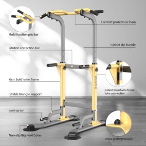 Dip Station – Home Gym Strength Training Pull-Ups Dip-Ups 330Lbs