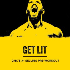 BEYOND RAW LIT Pre Workout Powder Supplement for Men and Women, Energy, Focus, Endurance, Pumps, Nitric Oxide Boost, 250mg Caffeine, Creatine, Beta Alanine, Orange Mango, 30 Servings