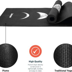 Retrospec Pismo Yoga Mat w/Nylon Strap for Men & Women – Non Slip Exercise Mat for Yoga, Pilates, Stretching, Floor & Fitness Workouts, .5mm Thick, Easy to Clean