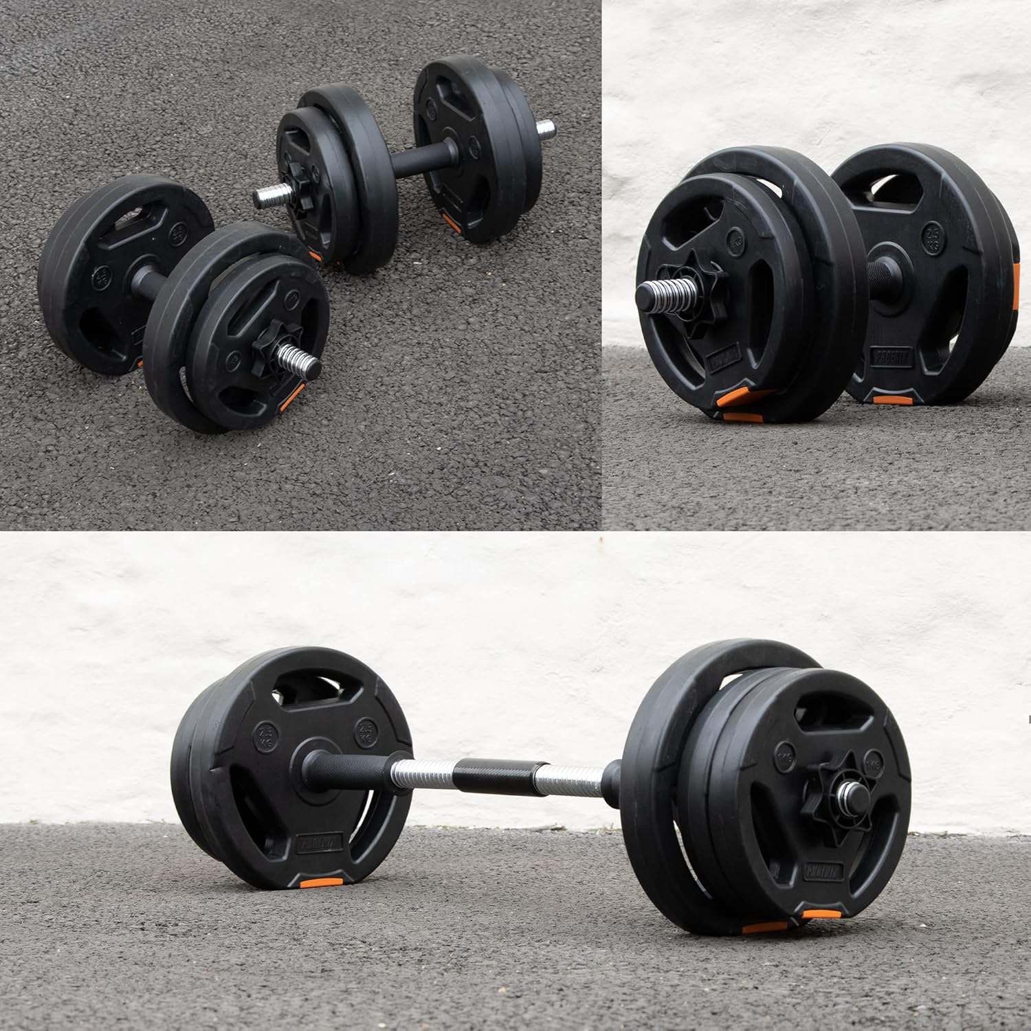 Phoenix Fitness Dumbbells Weight Set, Adjustable 2 in 1 Barbell Set for Exercise, Muscle and Strength Training - Image 2