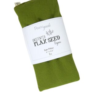 Unscented Organic Flax Seed Eye Pillow – Pack of (6) – Soft Cotton Flannel – Weighted Headache Relief Meditation Yoga Massage Bulk – Children ADHD Adults Stress Relax – Vibrant Colors