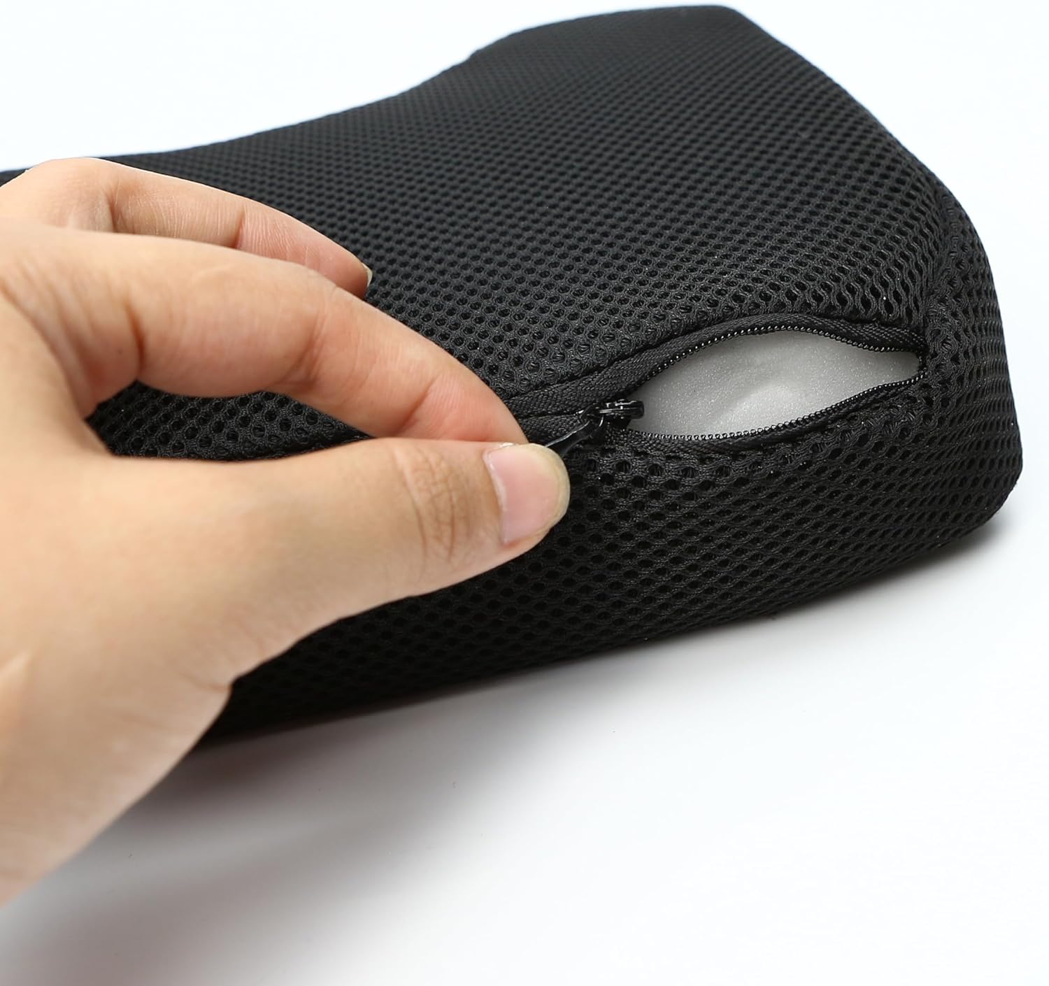 Custom Memory Foam Seat Cushion Soft Accessories for Indoor Exercise with Washable Cover, Straps for Rowing Machine, Recumbent Stationary Bike Pad - Image 4