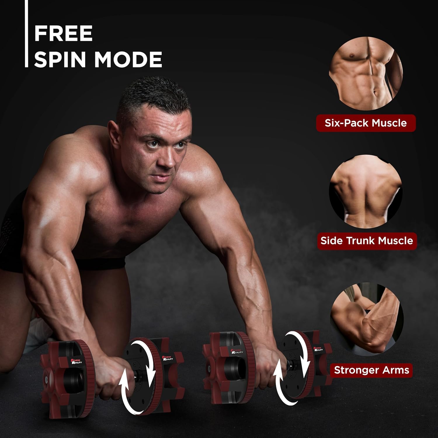 Fitness Reality Adjustable Dumbbells 10-45 Pounds, 3 lbs increments, OPTIONS: Single/Pair/Adjustable Weight Kettlebell - Image 3