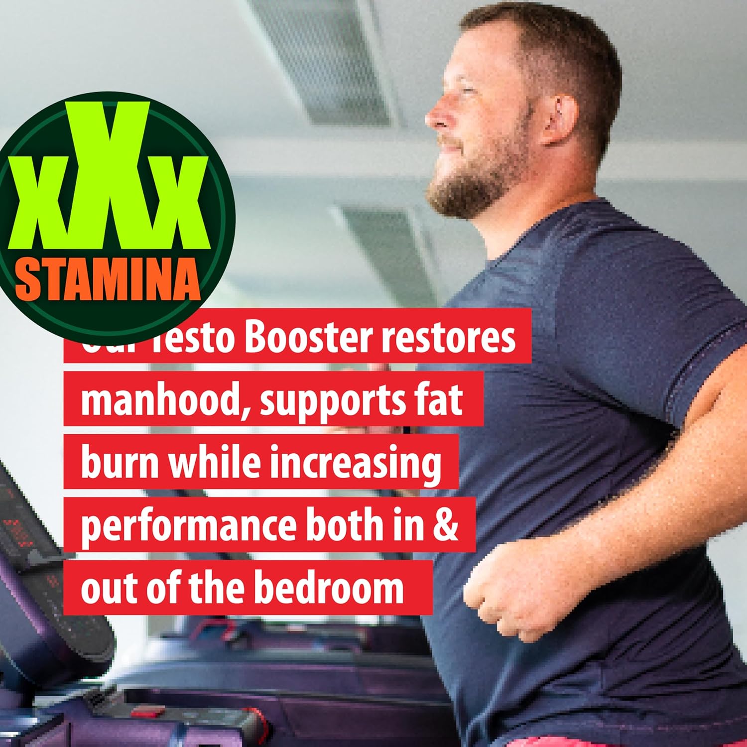 Natural Testosterone Booster for Men at Gym & Bedroom, Happy Wife, Happy Nights - Helps Boost Physical Performance, Restore Vitality and Support Weight Management - 60 Tablets - Image 2