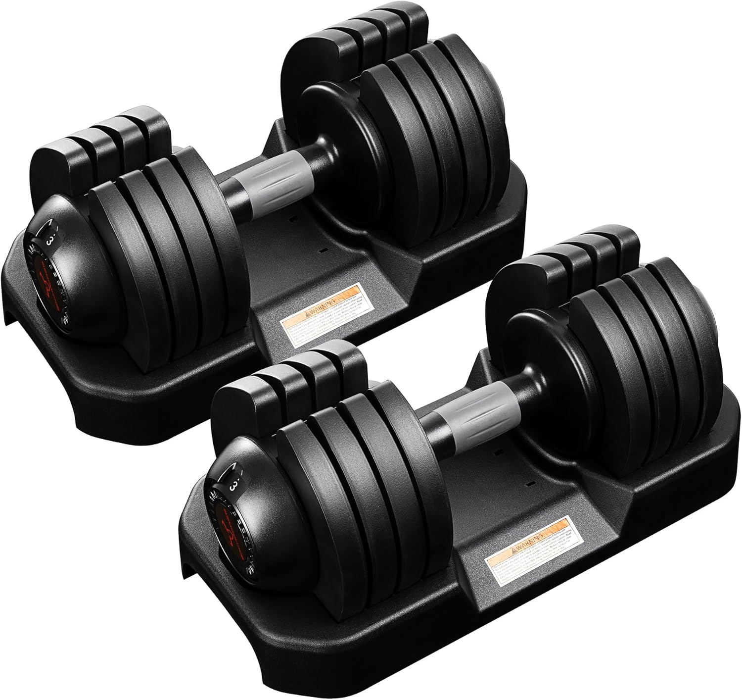 Adjustable Dumbbells Set of 2,Free Weights Dumbbells Set,52 lbs pair for Men/Women Gym Equipment for Home Strength Training Equipment