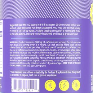 Alani Nu Pre Workout+ Powder Frozen Lemonade, Extra Boost, Sugar Free, 300mg Caffeine, L-Theanine, Beta-Alanine, Citrulline, 30 Servings