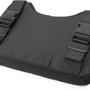 Custom Memory Foam Seat Cushion Soft Accessories for Indoor Exercise with Washable Cover, Straps for Rowing Machine, Recumbent Stationary Bike Pad