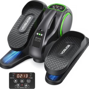 YOSUDA Under Desk Elliptical,Ellipse Leg Exerciser for Seniors Fully Assembled,Quiet & Portable Electric Seated Pedal Exerciser with 10 Level Resistances & Speeds,Remote Control