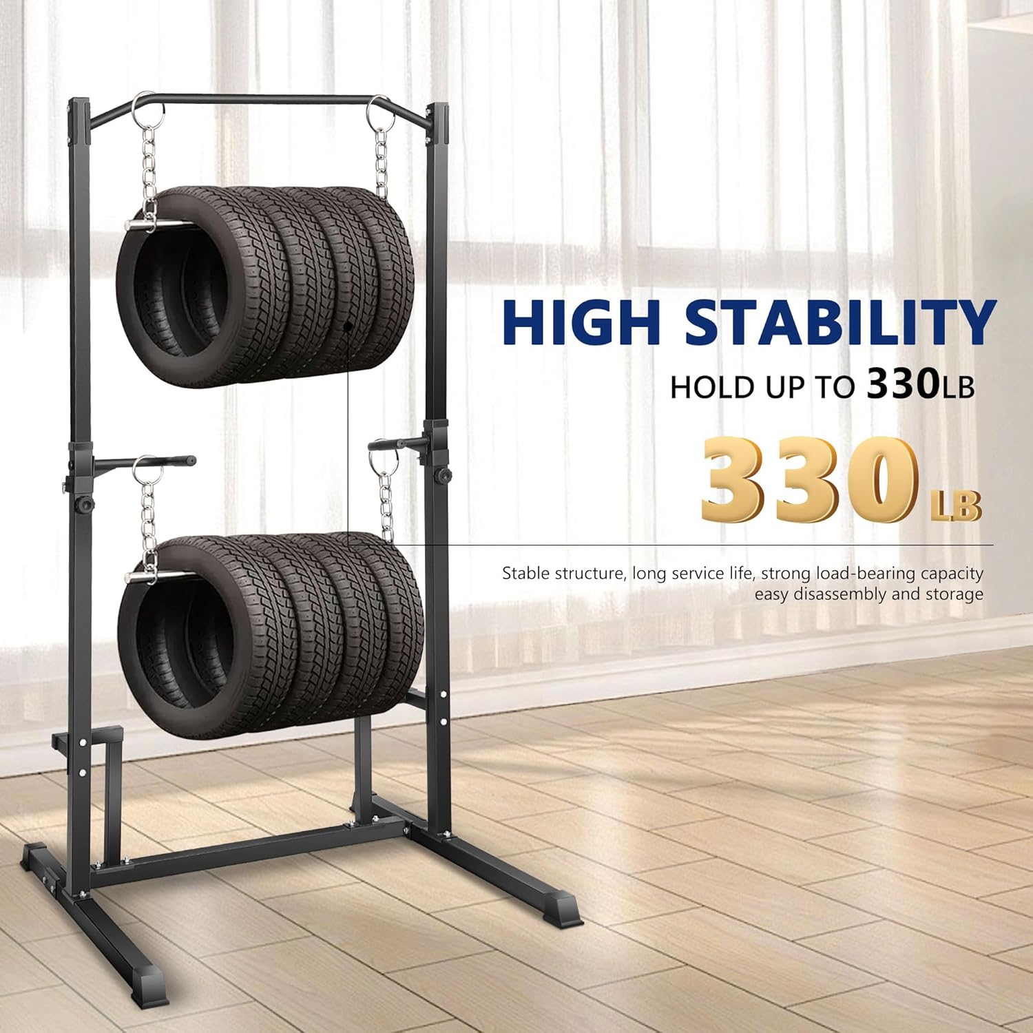 Pull Up Station Pull Up Bar for Home Gym Equipment Dip Station Power Tower Strength Training Fitness Equipment - Image 6