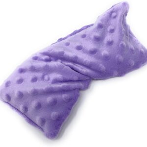 Lookix Lavender Eye Pillow- a Natural Soothing Hot & Cold Aromatherapy Eye Mask for Yoga, Meditation, Relaxation (Lavender)