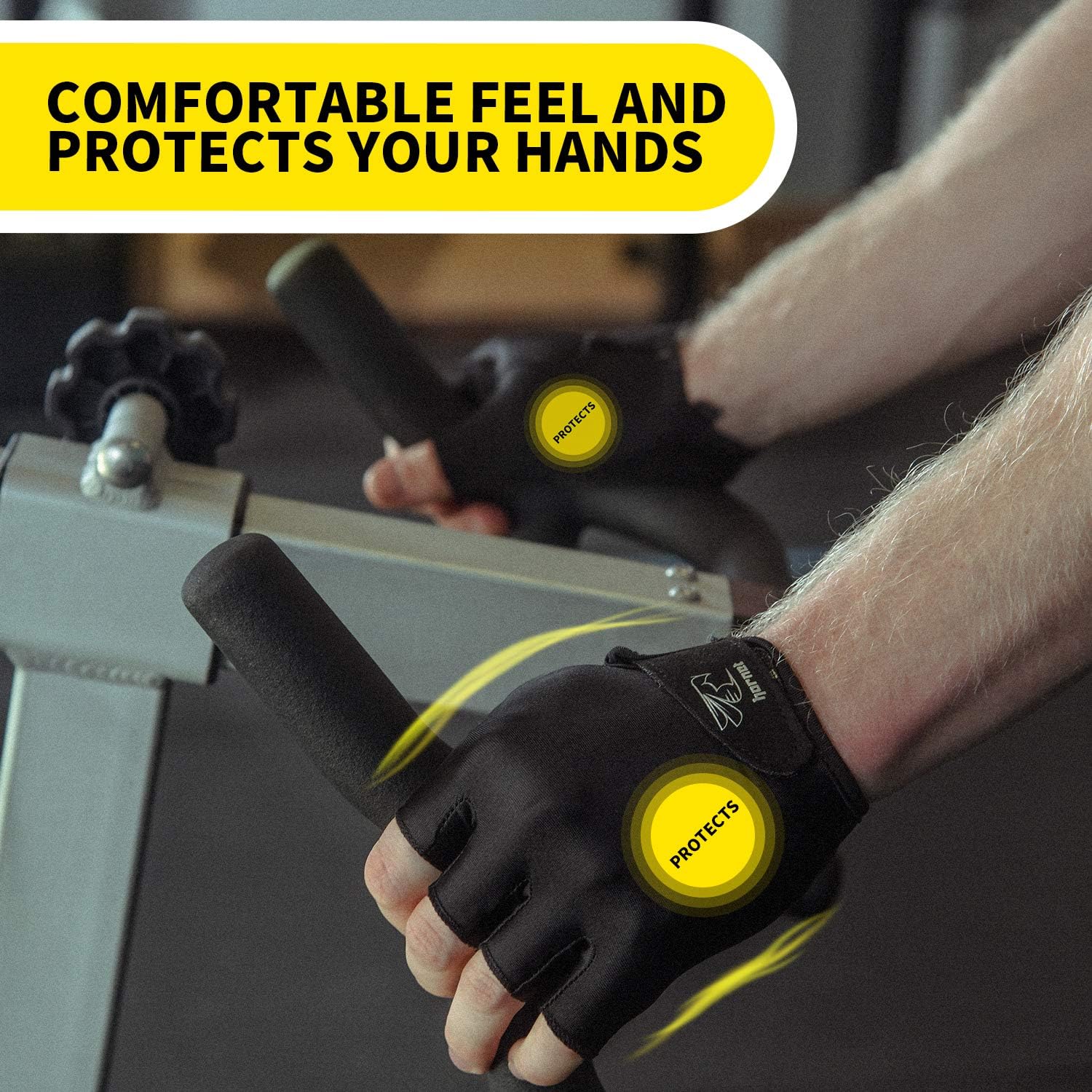 Hornet Watersports Rowing Gloves Ideal for Indoor Rowing, Sculling, Kayak, SUP, Outrigger Canoe, Dragon Boat and Other Watersports - Image 6