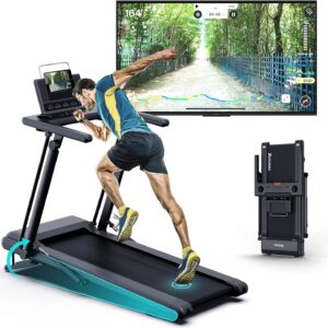 Treadmills for Home, Foldable Treadmill, Wide Shock Absorption Deck for Walking or Running, 300 LBS Weight Capacity, Bluetooth Enable, LED Display| R5PRO 12% R7 R9 18% Auto Incline