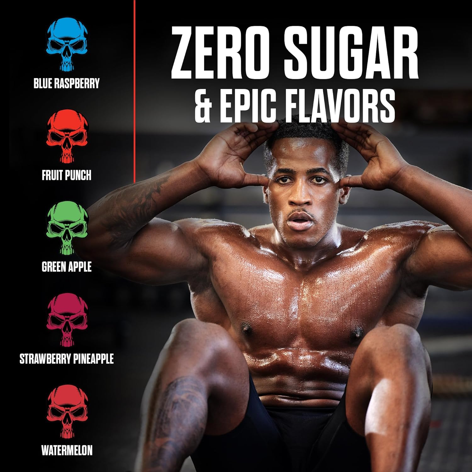JNX SPORTS The Shadow! 350mg of Caffeine Hard Core Preworkout - Strawberry Pineapple 30 Servings | Electric Energy, Mental Focus & Superhuman Strength for Men & Women - Image 9