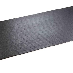SuperMats High Density Commercial Grade Solid Equipment Mat 29GS Made in U.S.A. for Large Treadmills Ellipticals Rowers Water Rowing Machines Recumbent Bikes and Exercise Equipment (3-Feet x 8.5-Feet) (36″ x 102″) (91.4 cm x 259.1 cm),Black