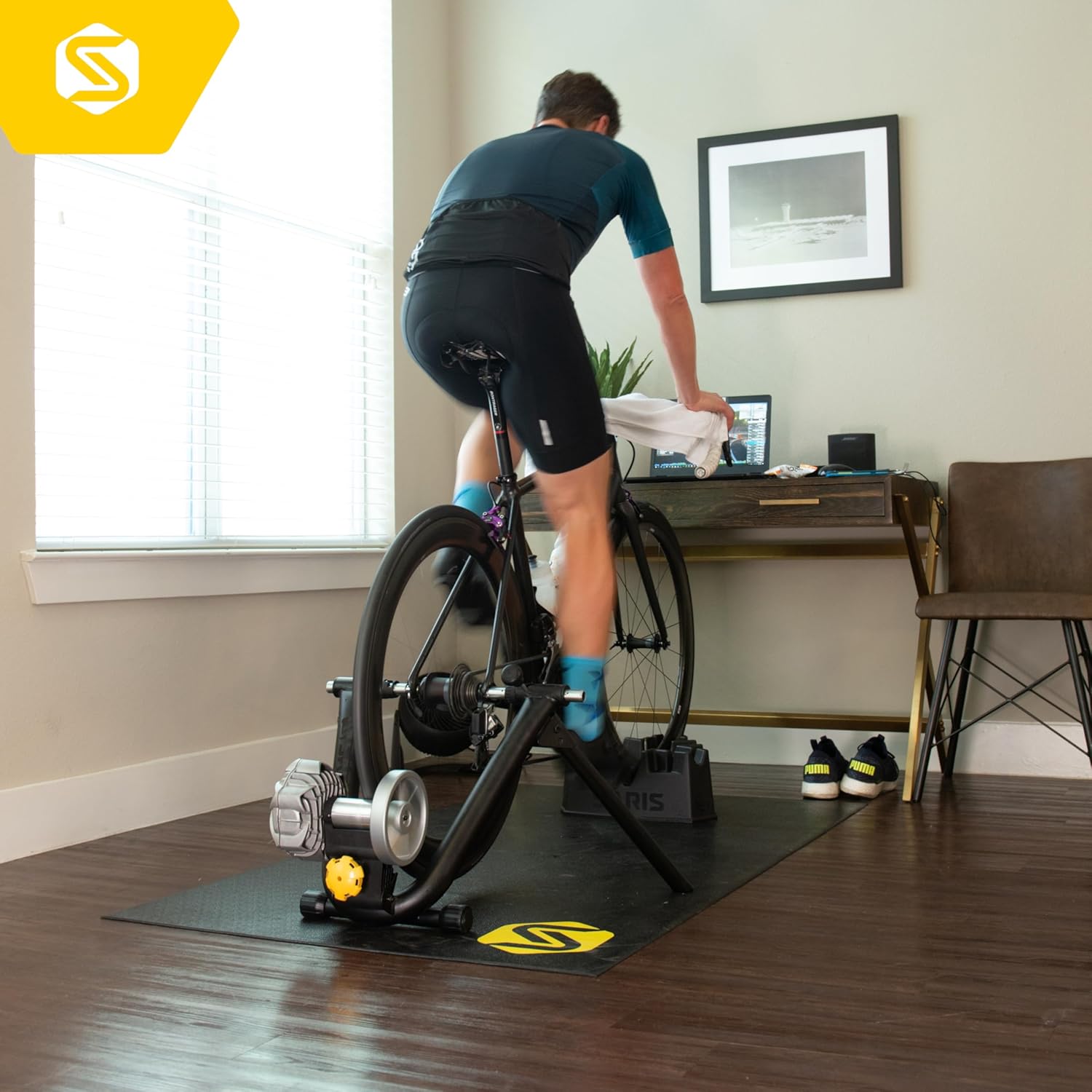 Saris Fluid2 Indoor Bike Trainer, Smart Equipped Option, Fits Road and Mountain Bikes, Compatible with Zwift App - Image 9