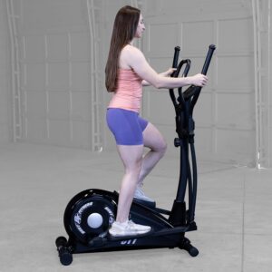 Best Fitness (BFCT1B) Elliptical Trainer Machine, Cardio Workout Crosstrainer Exercising Machines for Home Gym with 225lb Weight Capacity
