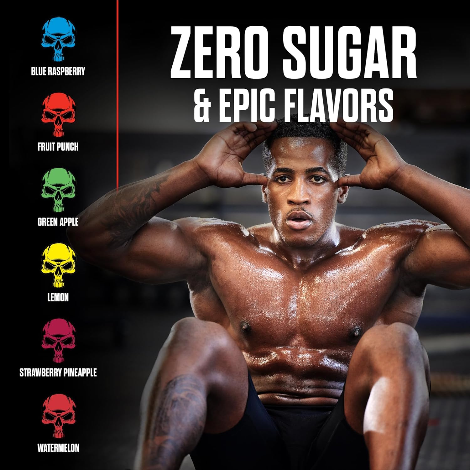 JNX SPORTS The Shadow! 350mg of Caffeine Hard Core Preworkout - Strawberry Pineapple 30 Servings | Electric Energy, Mental Focus & Superhuman Strength for Men & Women - Image 8