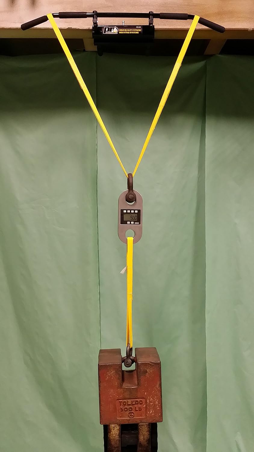 I-Beam Pull Up Bar/Chin up Bar (Black Long Bar with Bent Ends) - Image 6