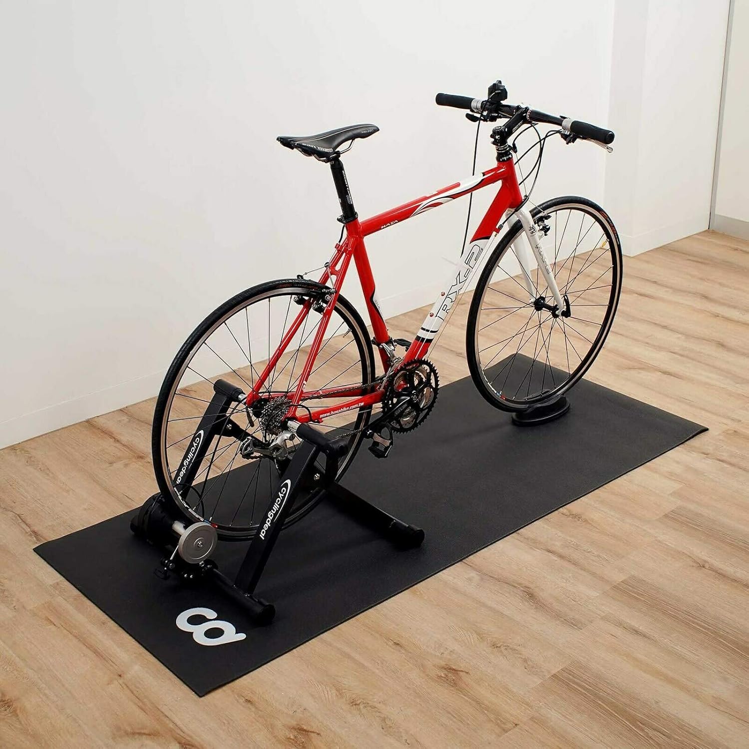 CyclingDeal Bike Trainer Floor Mat - Compatible with Indoor Exercise Stationary Bike Treadmill Elliptical Waterproof Gym Flooring Equipment - Indoor Cycle Stepper - Image 6