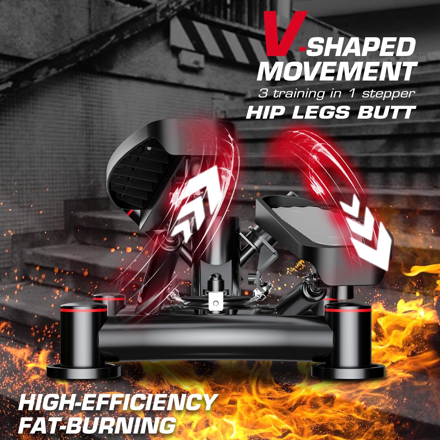 KeppiFitness Steppers for Exercise at Home, Stair Stepper with Resistance Bands for Home Cardio Exercise - FITSTEP Series - Image 7