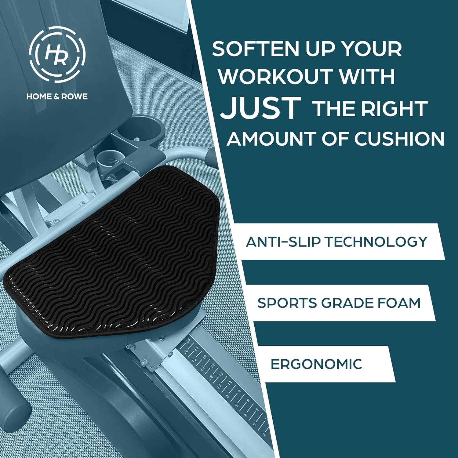 Recumbent Bike Seat Cushion - Anti-Slip Extra-Wide Seat Pad for Desk and Exercise Bikes - Gel Cushion for Comfort - Image 5