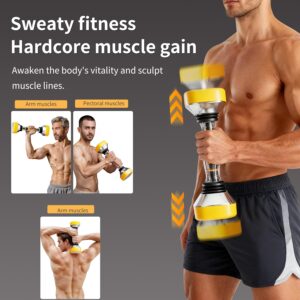 5.5LB Adjustable Swing Dumbbell with Non-Slip Grip | Also Available 5LB & 25LB Standard Adjustable Dumbbells | Home Gym Strength Training Set