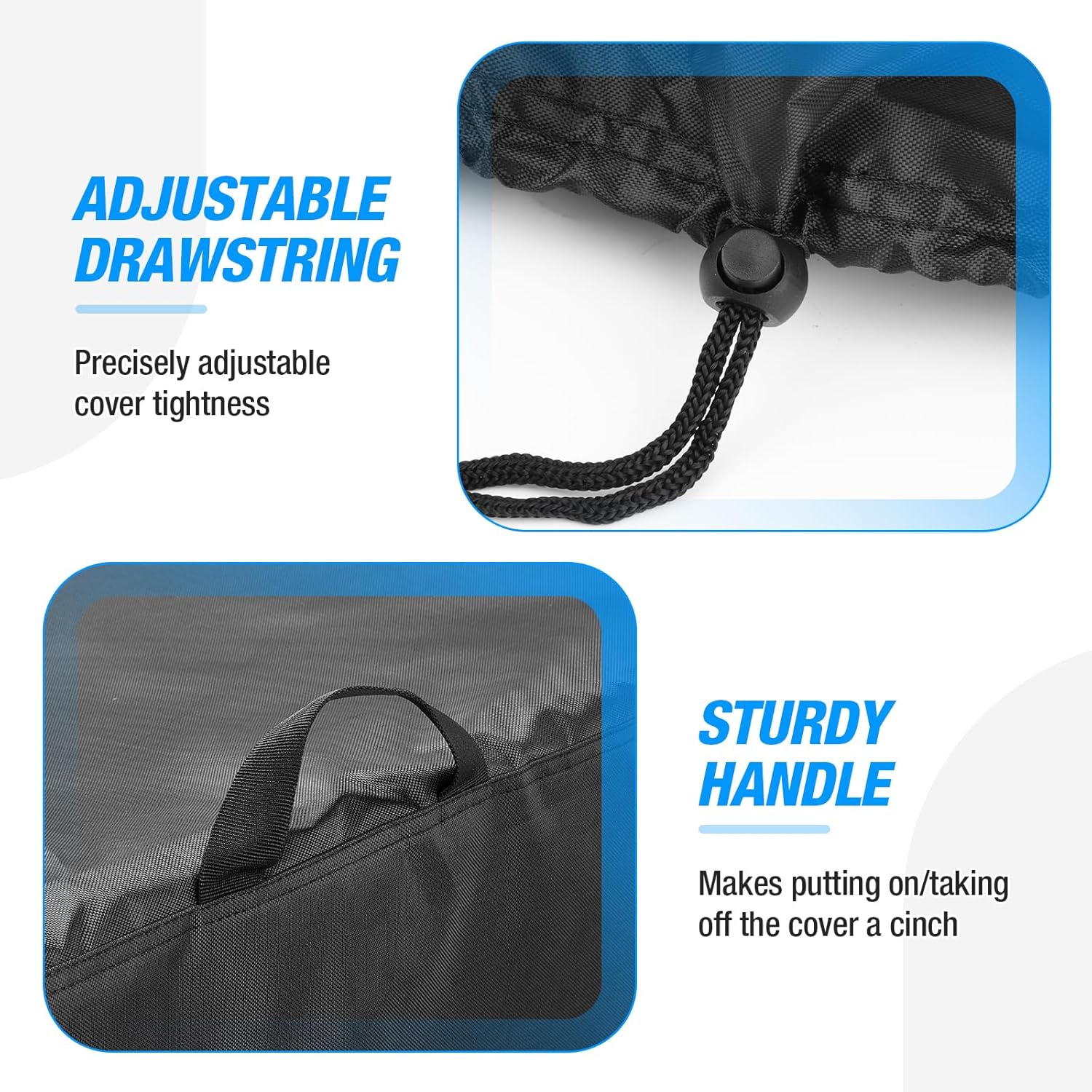 Rowing Machine Cover compatible with YOSUDA Water Rowing Machine(Cover Only), 420D Rowing Machines Covers For Home, 43.3"L x 20.5"W x 17.7"H, For Home Gym Garage - Indoor & Outdoor Use - Image 4