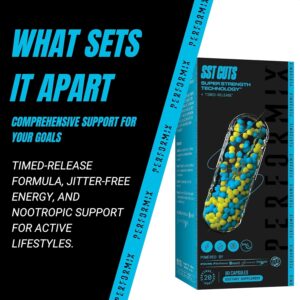 PERFORMIX SST Cuts Super Strength Technology – Energy, Focus & Mood – Nootropic, Caffeine, Zychrome & Teacrine – Pre Workout Supplement for Men & Women – 80 Servings