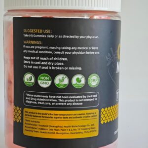 Nutravita Creatine Monohydrate Gummies for Men & Women, Creatine Monohydrate for Muscle Strength, Muscle Builder, Energy Boost, Pre-Workout Supplement(120 Count)-Watermelon Flavor