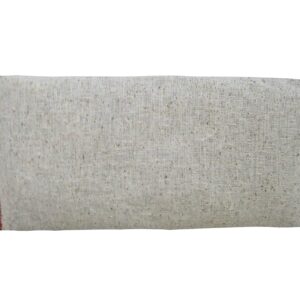 Unscented Flax Eye Pillow – Soft & Soothing Cotton 4 x 8.5 – Yoga Sleep Relaxation – Naturally Calming Colors – Weighted Yoga Massage Headache Sleep – beige