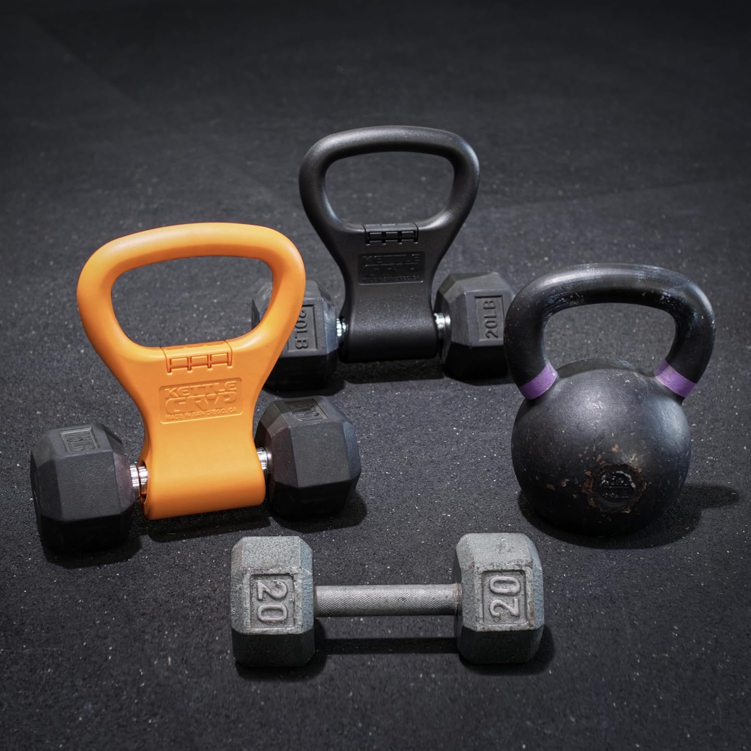 KETTLE GRYP - The Original - As Seen on SHARK TANK! Converts Your Dumbbells Into Kettlebells - Made in the USA - Dumbbell Grip Handle - Image 8