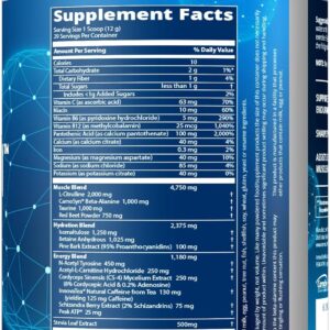 MRM Nutrition Driven Pre-Workout Powder | Blood Orange Flavored | 125mg Caffeine | Pure Ingredients| Muscle + Hydration + Energy Blends | Performance Energy | Vegan + Gluten-Free | 29 Servings